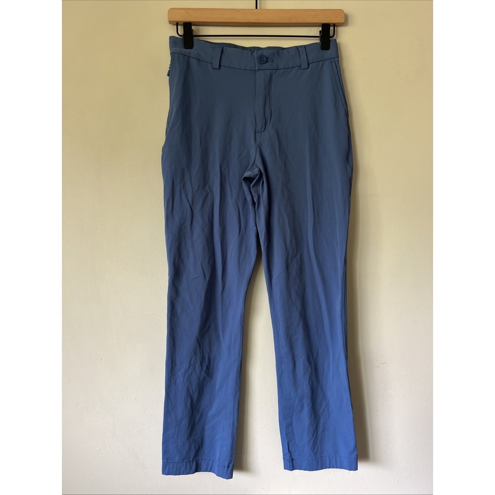 Vineyard Vines Boys Performance On-The-Go Pants Size 14 Blue Chino OTG